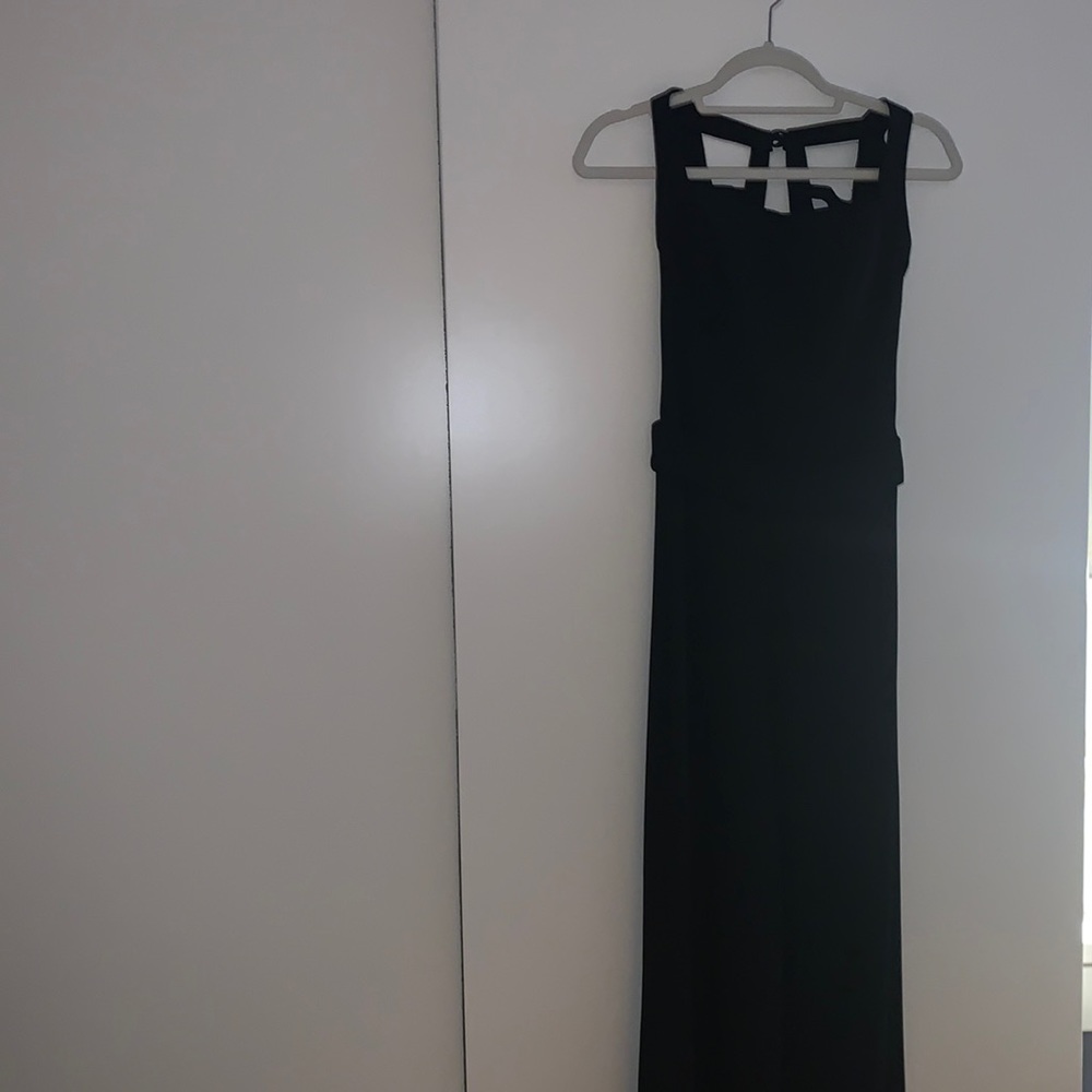 European boutique black jumpsuit